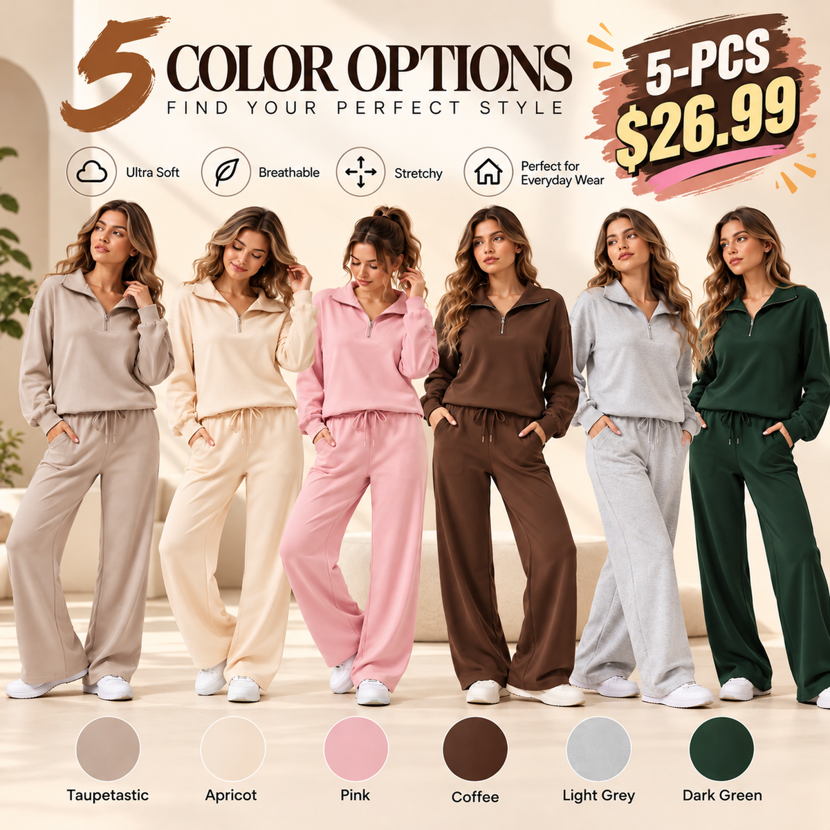 Women's 2-Piece Thin Sports Gym Outfits