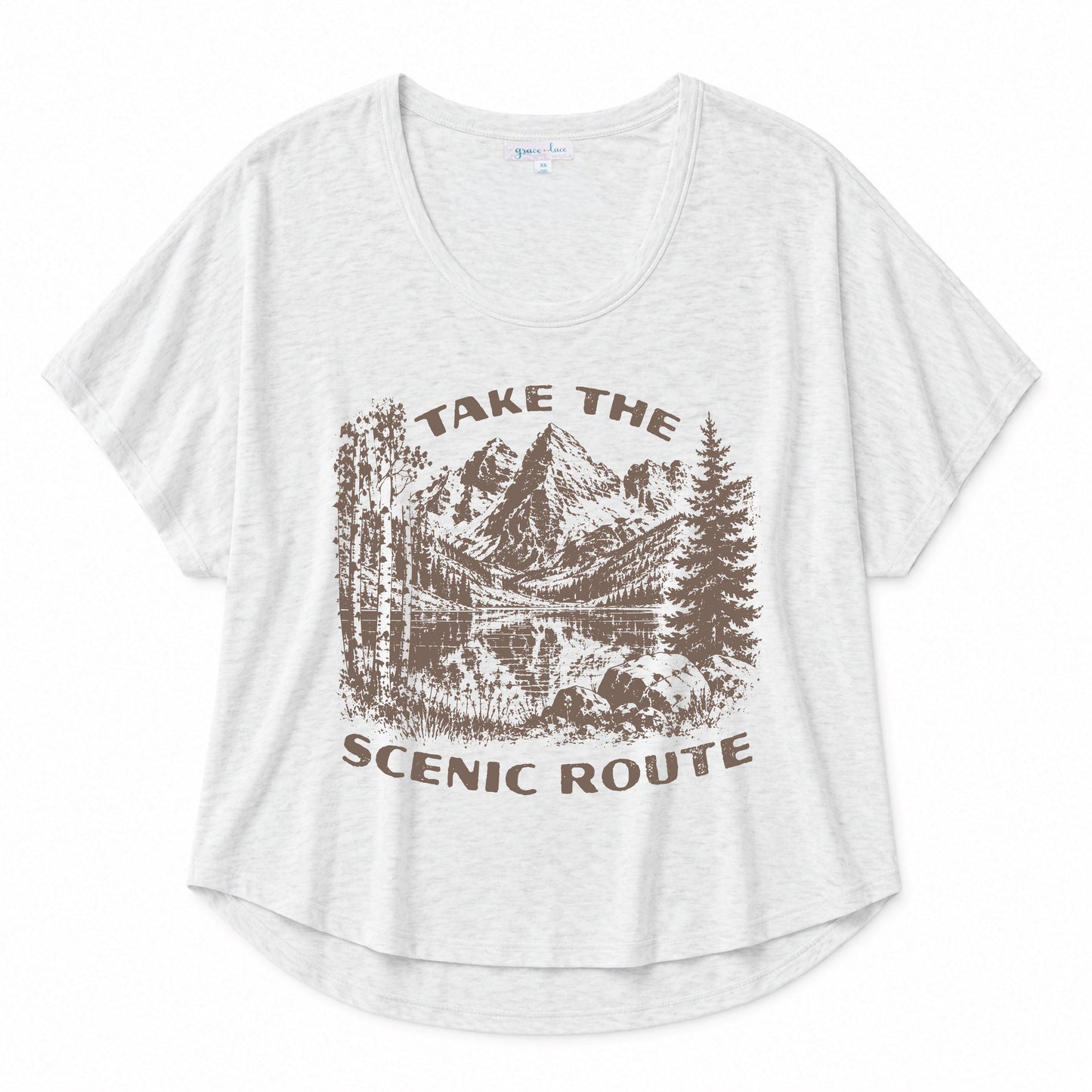 Take the Scenic Route Graphic Tee